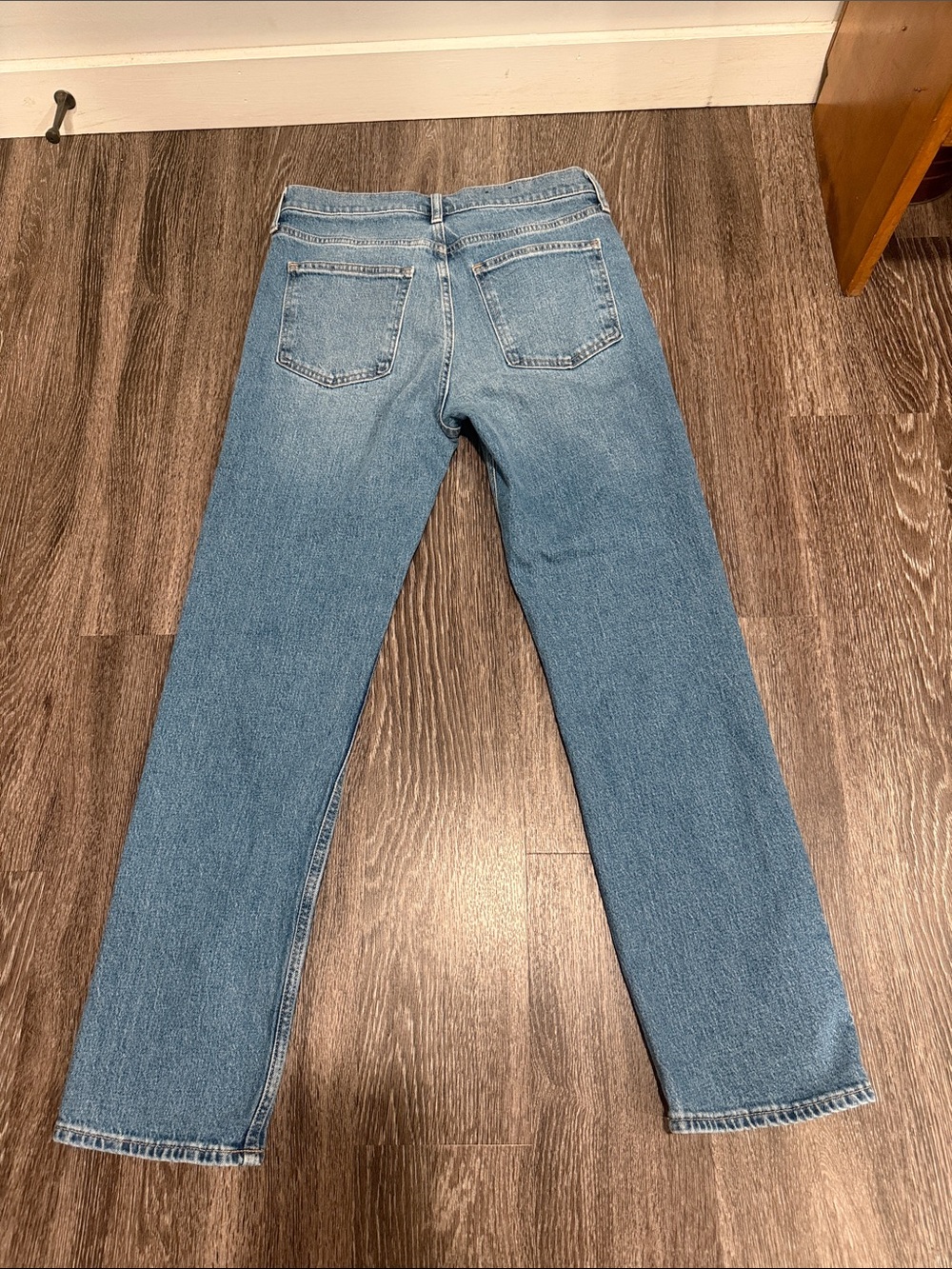 GAP Women's Straight Leg Jeans - Light Blue - Picture 10 of 11